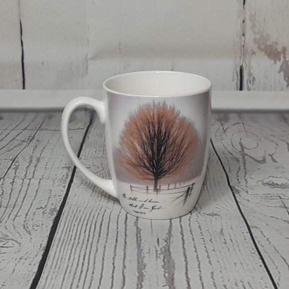 Coffee Mug Cup Faithfully Yours Psalm 46:10 David Lorenz Winston With Box - Picture 4 of 12